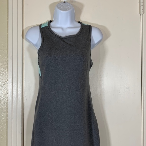 lululemon athletica Dresses & Skirts - Lululemon Play Day Gray MIDI Dress, 6